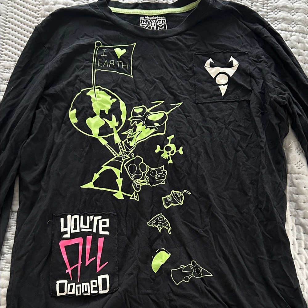 Nickelodeon Invader Zim Long Sleeve Tee